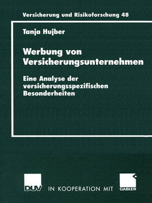 cover image of Werbung von Versicherungsunternehmen